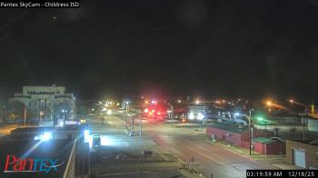 Weather camera view of Childress ISD.