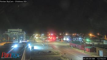 Weather camera view of Childress ISD.