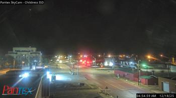 Weather camera view of Childress ISD.