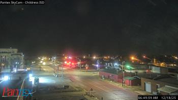 Weather camera view of Childress ISD.