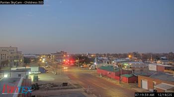 Weather camera view of Childress ISD.