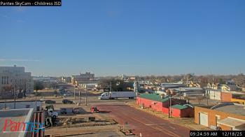 Weather camera view of Childress ISD.