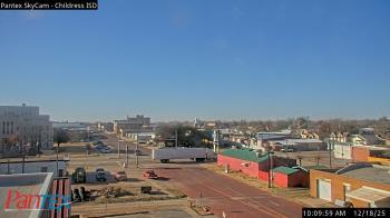 Weather camera view of Childress ISD.