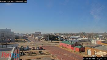 Weather camera view of Childress ISD.