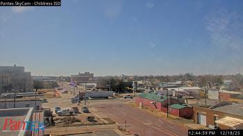 Weather camera view of Childress ISD.
