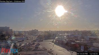 Weather camera view of Childress ISD.