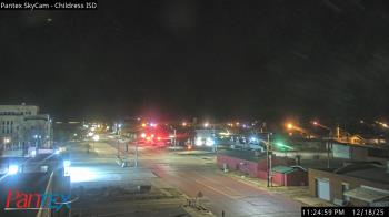 Weather camera view of Childress ISD.