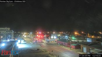 Weather camera view of Childress ISD.