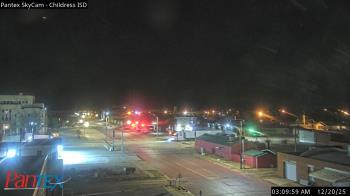Weather camera view of Childress ISD.