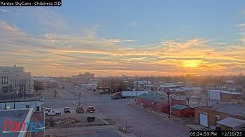 Weather camera view of Childress ISD.