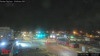 Weather camera view of Childress ISD.