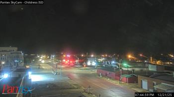 Weather camera view of Childress ISD.