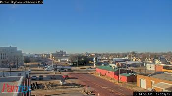 Weather camera view of Childress ISD.