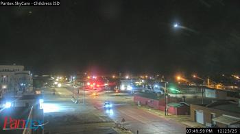 Weather camera view of Childress ISD.