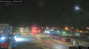 Weather camera view of Childress ISD.