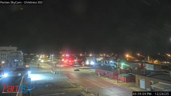 Weather camera view of Childress ISD.