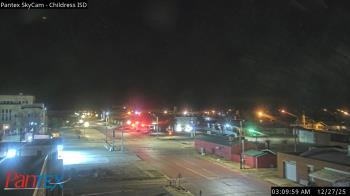 Weather camera view of Childress ISD.