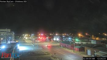 Weather camera view of Childress ISD.