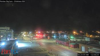 Weather camera view of Childress ISD.