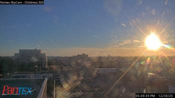 Weather camera view of Childress ISD.