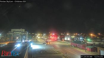 Weather camera view of Childress ISD.