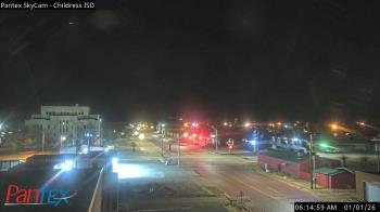 Weather camera view of Childress ISD.