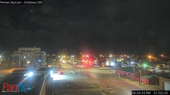 Weather camera view of Childress ISD.