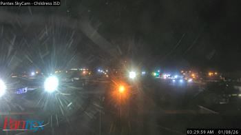 Weather camera view of Childress ISD.
