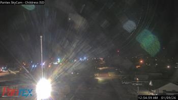 Weather camera view of Childress ISD.