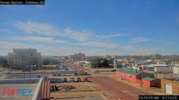 Weather camera view of Childress ISD.