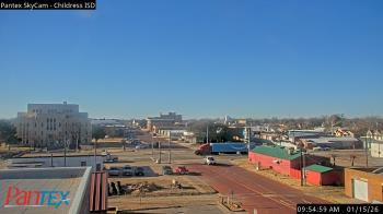 Weather camera view of Childress ISD.