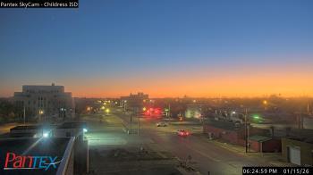 Weather camera view of Childress ISD.