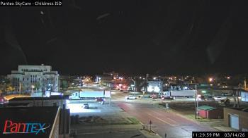 Weather camera view of Childress ISD.