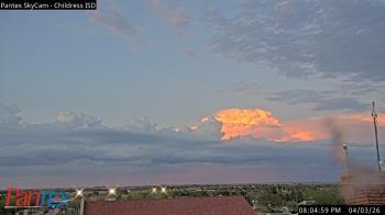 Weather camera view of Childress ISD.