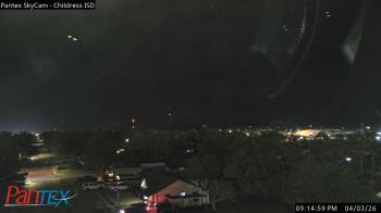 Weather camera view of Childress ISD.