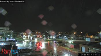 Weather camera view of Childress ISD.