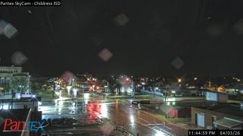 Weather camera view of Childress ISD.