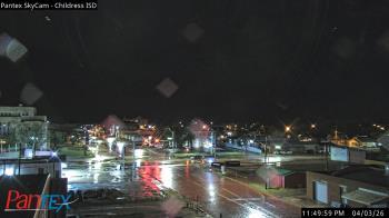 Weather camera view of Childress ISD.