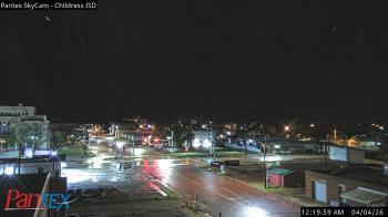 Weather camera view of Childress ISD.