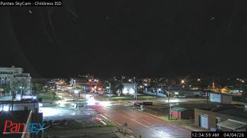 Weather camera view of Childress ISD.