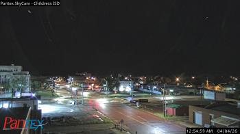 Weather camera view of Childress ISD.