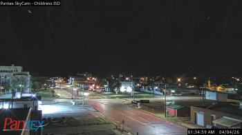 Weather camera view of Childress ISD.
