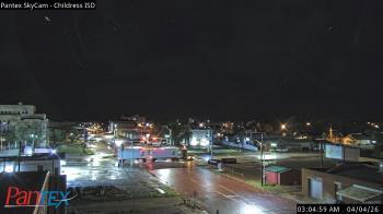 Weather camera view of Childress ISD.