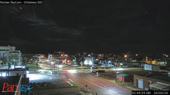 Weather camera view of Childress ISD.