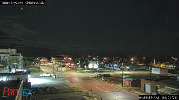 Weather camera view of Childress ISD.
