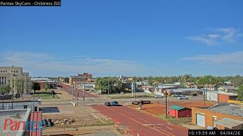 Weather camera view of Childress ISD.
