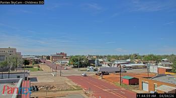 Weather camera view of Childress ISD.
