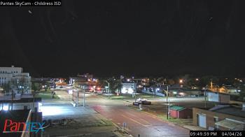 Weather camera view of Childress ISD.