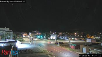 Weather camera view of Childress ISD.