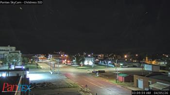 Weather camera view of Childress ISD.